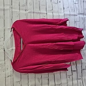 Chicos 3/4 Sleeve pink top